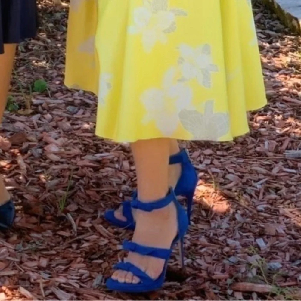 Jessica Simpson Kaycie Bow Ankle Strap Heels
